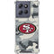 NFL San Francisco 49ers Camo Moto G Play 5G (2025) Clear Case